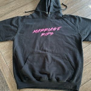 Custom Marriage Rips Hooded sweatshirt